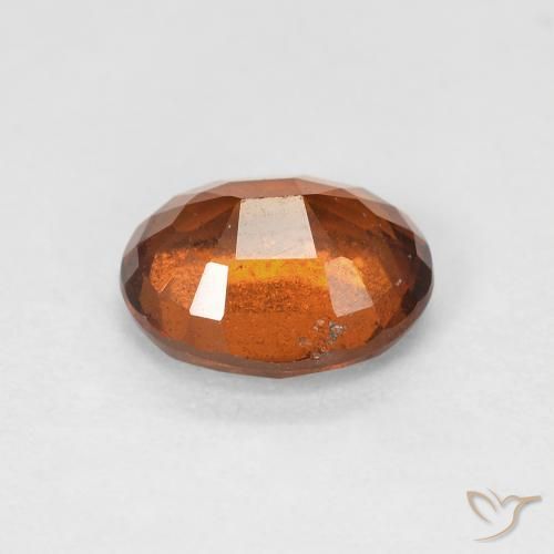 granada hessonita Medium Dark-Orange Natural 1.67ct, oval, VS