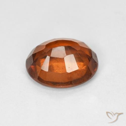 granada hessonita Medium Dark-Orange Natural 2.69ct, oval, VS