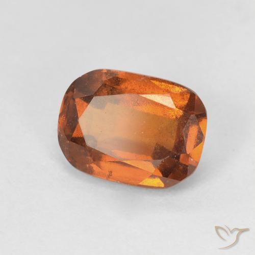 granada hessonita Laranja Médio Natural 1.82ct, Almofada, VVS-VS