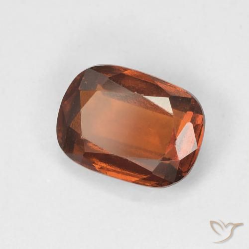 granada hessonita Laranja Médio Natural 1.75ct, Almofada, VVS-VS