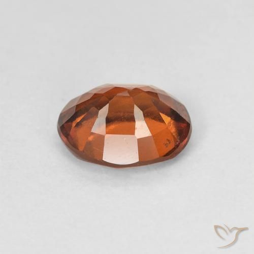 granada hessonita Laranja Profundo Natural 1.23ct, oval, VVS-VS