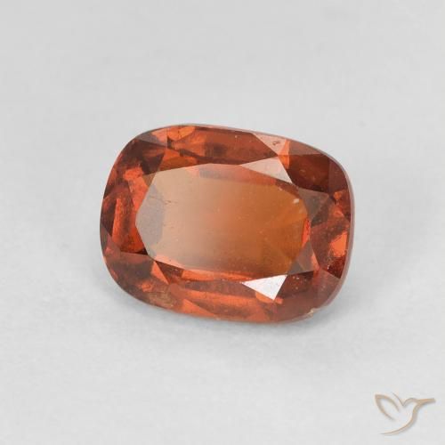 granada hessonita Laranja Médio Natural 1.87ct, Almofada, VVS-VS