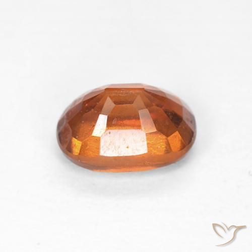 granada hessonita Medium Dark-Orange Natural 1.29ct, Almofada, VVS-VS