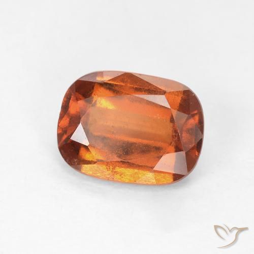 granada hessonita Medium Dark-Orange Natural 1.68ct, Almofada, VS