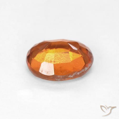 granada hessonita Laranja Médio Natural 1.26ct, oval, VS