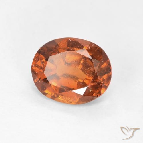 1.51ct Natural Laranja Profundo granada hessonita, oval, VS