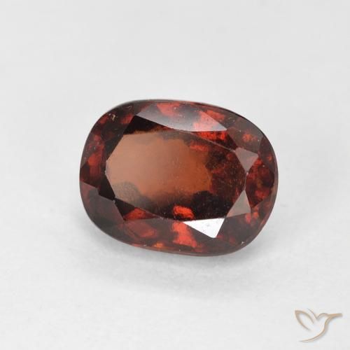 1.86ct Natural Vermelho escuro granada hessonita, Almofada, VS