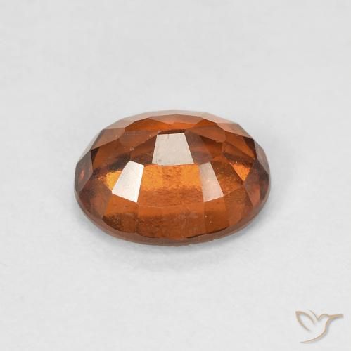 granada hessonita Laranja Profundo Natural 1.56ct, oval, VVS-VS
