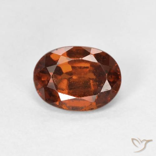 1.53ct Natural Laranja Médio granada hessonita, oval, VVS-VS