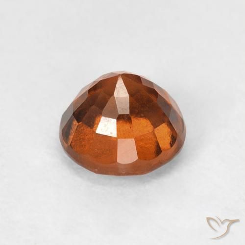 granada hessonita âmbar laranja Natural 1.02ct, Redondo, VVS-VS