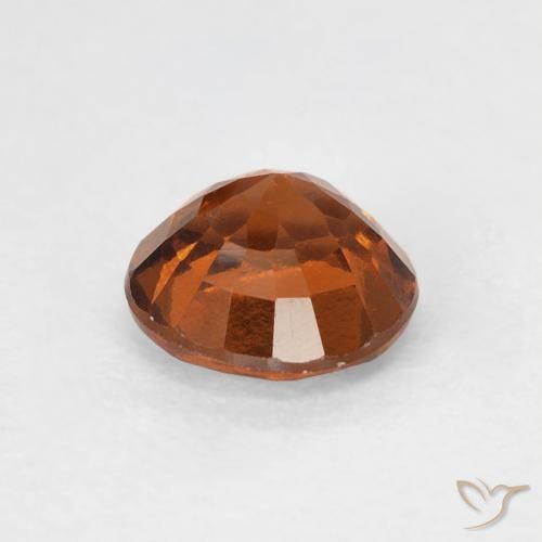 granada hessonita Medium Dark-Orange Natural 0.95ct, Redondo, VVS-VS
