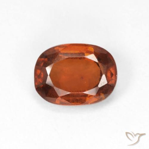 1.69ct Natural âmbar laranja granada hessonita, oval, VS