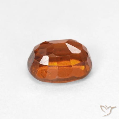 granada hessonita Medium Dark-Orange Natural 1.25ct, oval, VS