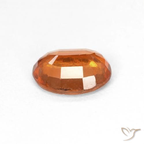 granada hessonita âmbar laranja Natural 1.68ct, oval, VS