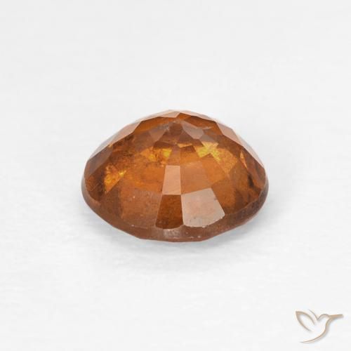 granada hessonita Medium Dark-Orange Natural 0.83ct, Redondo, VS