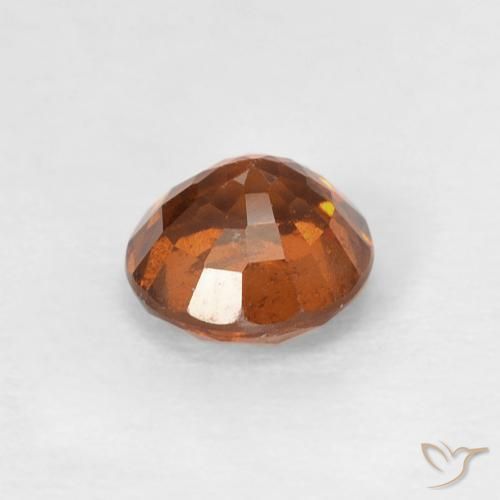 granada hessonita Medium Dark-Orange Natural 0.85ct, Redondo, VS
