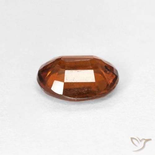granada hessonita Laranja escuro Natural 1.23ct, oval, VS