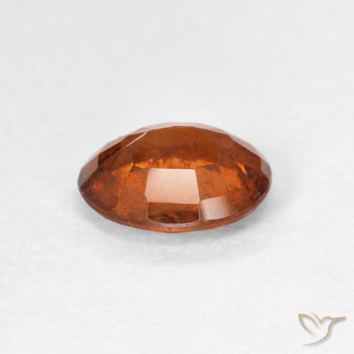 granada hessonita Medium Dark-Orange Natural 1.39ct, oval, VS