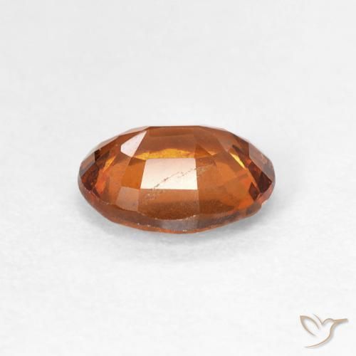 granada hessonita Laranja Profundo Natural 1.48ct, oval, VS