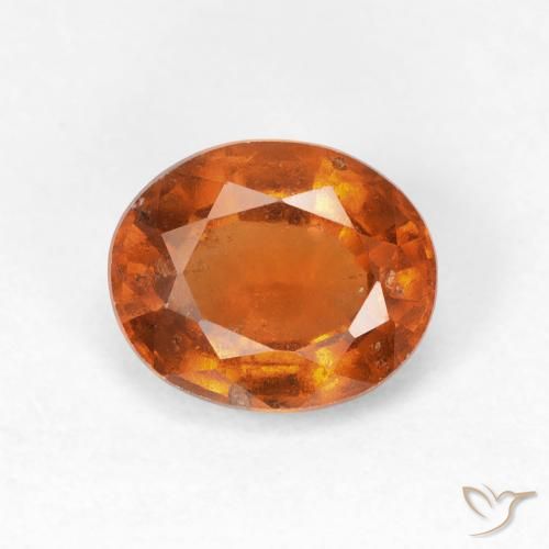 1.88ct Natural Laranja Profundo granada hessonita, oval, VS