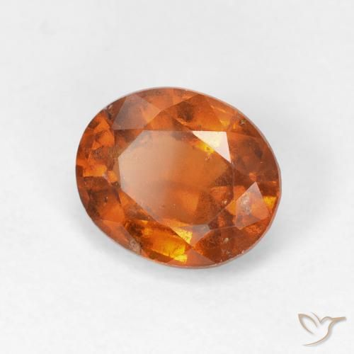 granada hessonita Laranja Profundo Natural 1.88ct, oval, VS