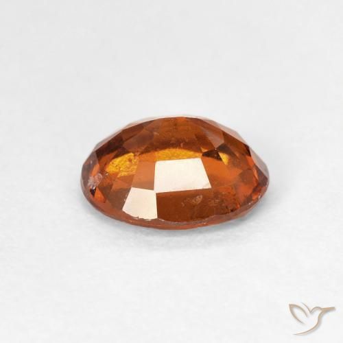 granada hessonita Medium Dark-Orange Natural 1.56ct, oval, VS