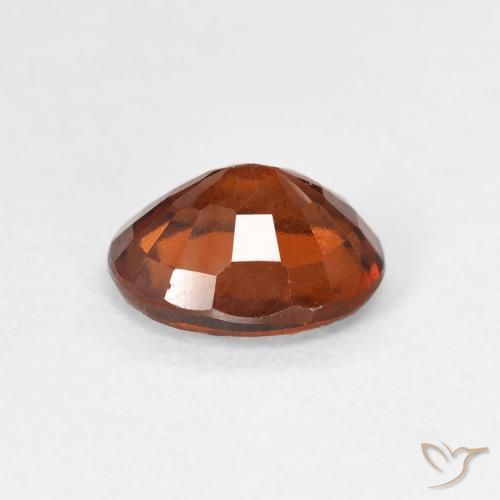 granada hessonita Laranja escuro Natural 1.64ct, oval, VS