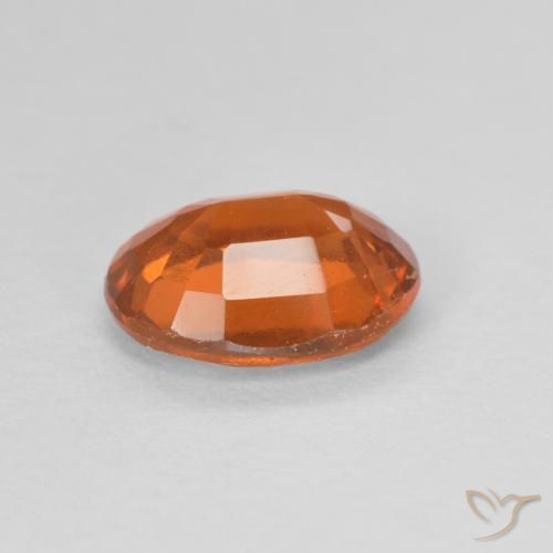 granada hessonita Laranja Profundo Natural 1.74ct, oval, VVS-VS