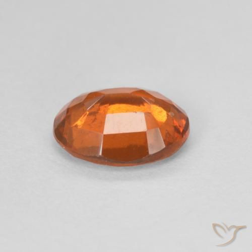 granada hessonita Laranja Médio Natural 1.28ct, oval, VVS-VS