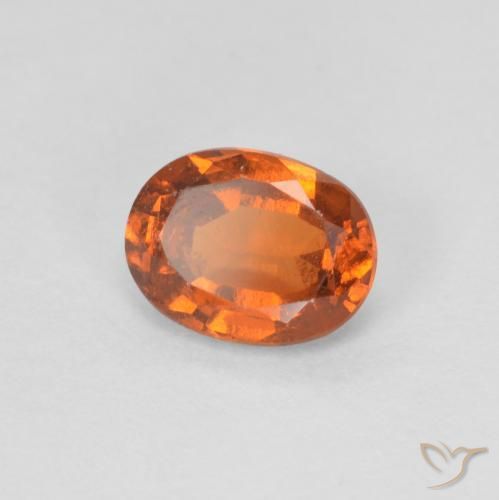 granada hessonita Laranja Médio Natural 1.05ct, oval, VVS-VS