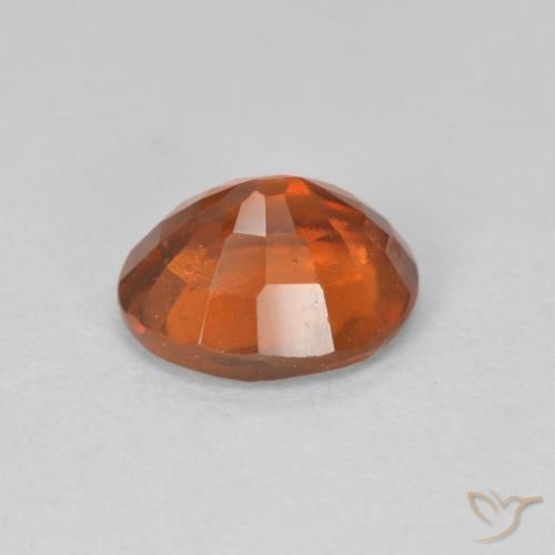 granada hessonita fogo laranja Natural 1.60ct, oval, VVS-VS