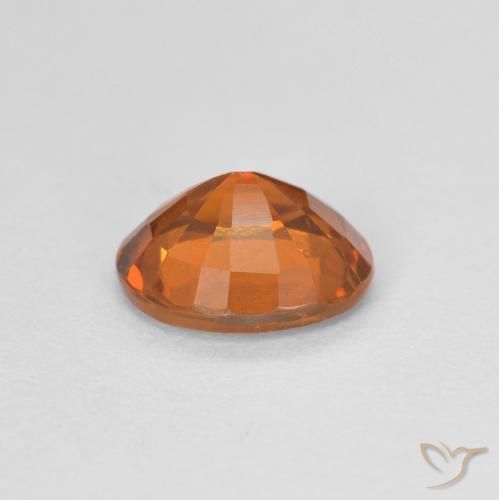 granada hessonita Laranja Profundo Natural 1.10ct, oval, VVS-VS