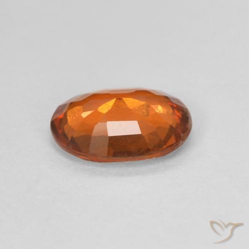 granada hessonita Laranja Profundo Natural 1.10ct, oval, VVS-VS