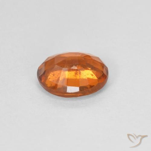 granada hessonita Laranja Médio Natural 0.92ct, oval, VVS-VS