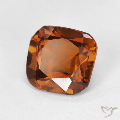 granada hessonita âmbar laranja Natural 1.31ct, Almofada, VVS-VS