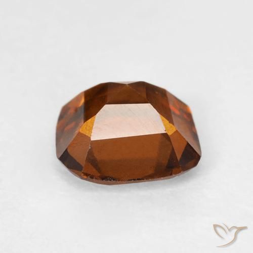 granada hessonita âmbar laranja Natural 1.31ct, Almofada, VVS-VS