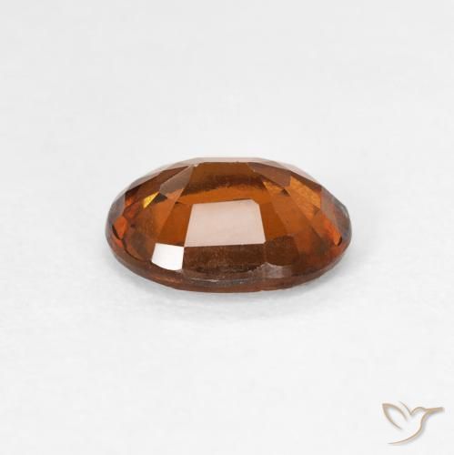 granada hessonita âmbar laranja Natural 1.30ct, oval, VVS-VS