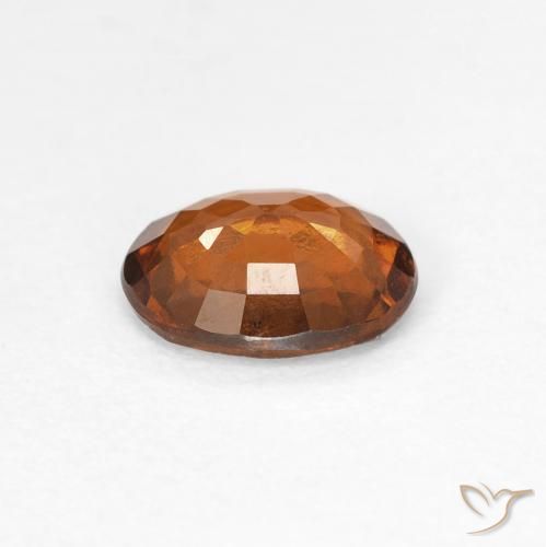 granada hessonita Laranja Profundo Natural 1.14ct, oval, VVS-VS