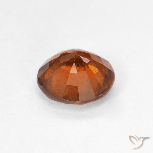 granada hessonita Medium Dark-Orange Natural 0.95ct, Redondo, VS