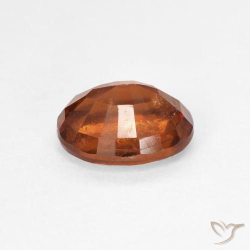 granada hessonita Laranja Profundo Natural 1.37ct, oval, VS