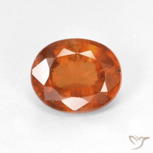 1.75ct Natural Laranja Médio granada hessonita, oval, VS