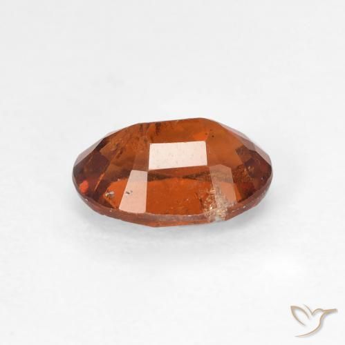 granada hessonita âmbar laranja Natural 1.43ct, oval, VS