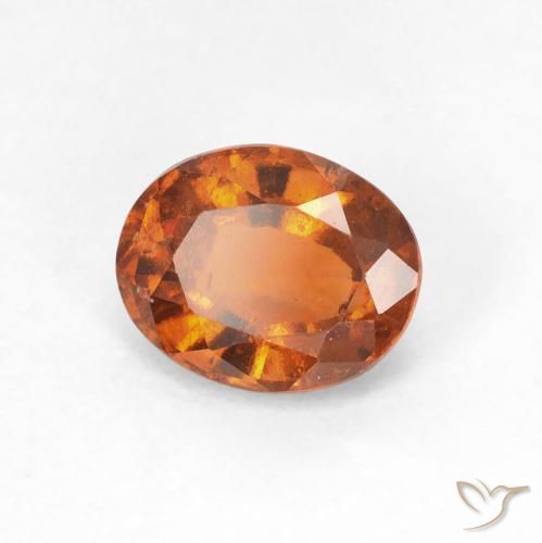 granada hessonita Laranja Médio Natural 1.41ct, oval, VS