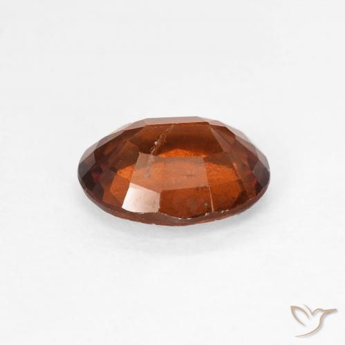 granada hessonita Laranja escuro Natural 1.81ct, oval, VS