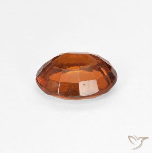 granada hessonita Laranja Profundo Natural 1.34ct, oval, VS