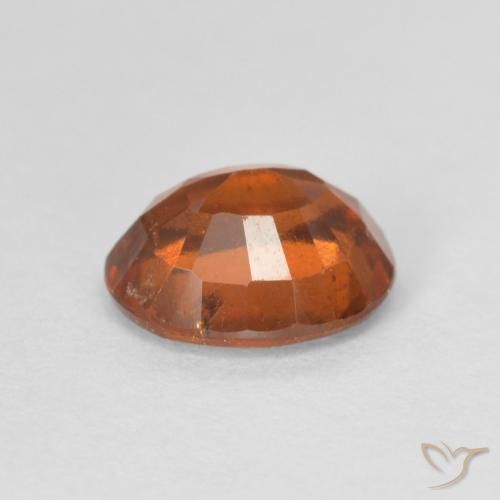 granada hessonita Medium Dark-Orange Natural 1.73ct, oval, VS
