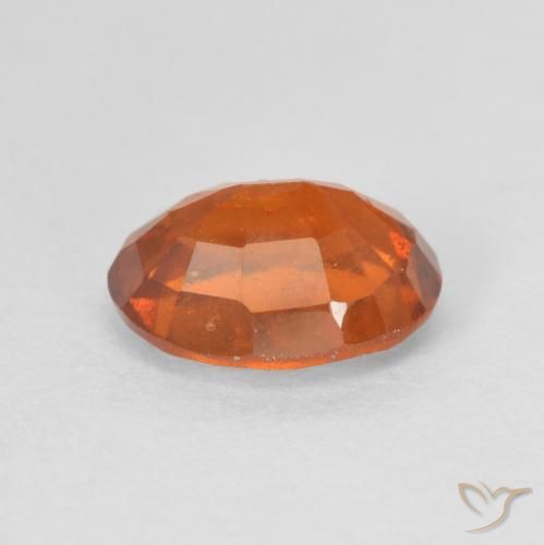 granada hessonita Laranja Profundo Natural 1.93ct, oval, VS