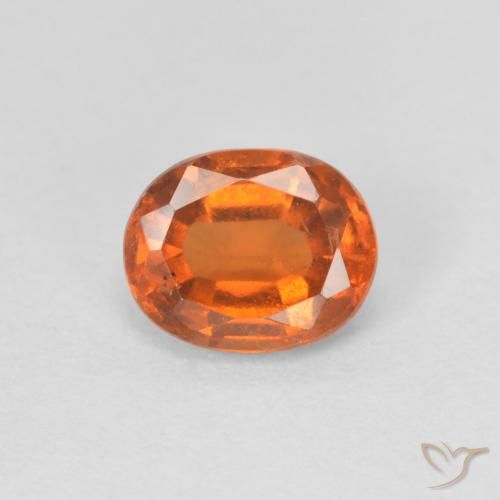 1.14ct Natural Laranja Médio granada hessonita, oval, VS