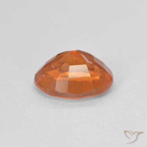 granada hessonita Laranja Profundo Natural 1.39ct, oval, VS
