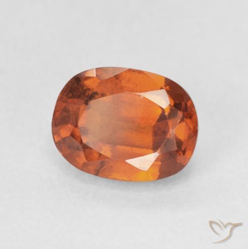 granada hessonita fogo laranja Natural 2.08ct, Almofada, VS-SI